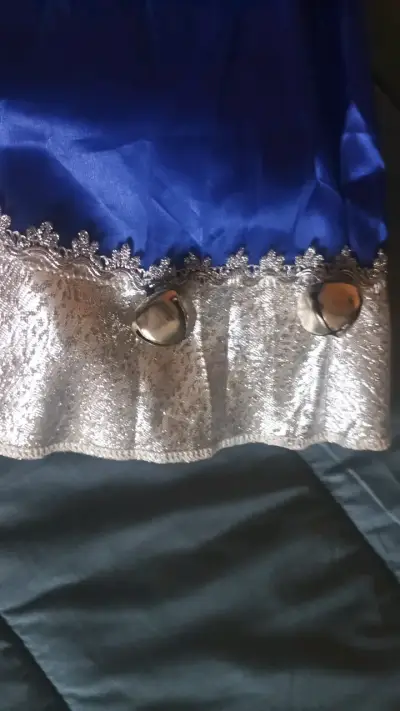 Vestido Caporal Azul con Detalles Plateados - miniatura 5