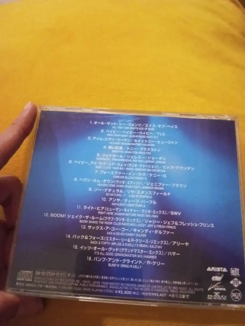 CD Compilación Mega Hits (Edición Japón 1994) - Éx - 2
