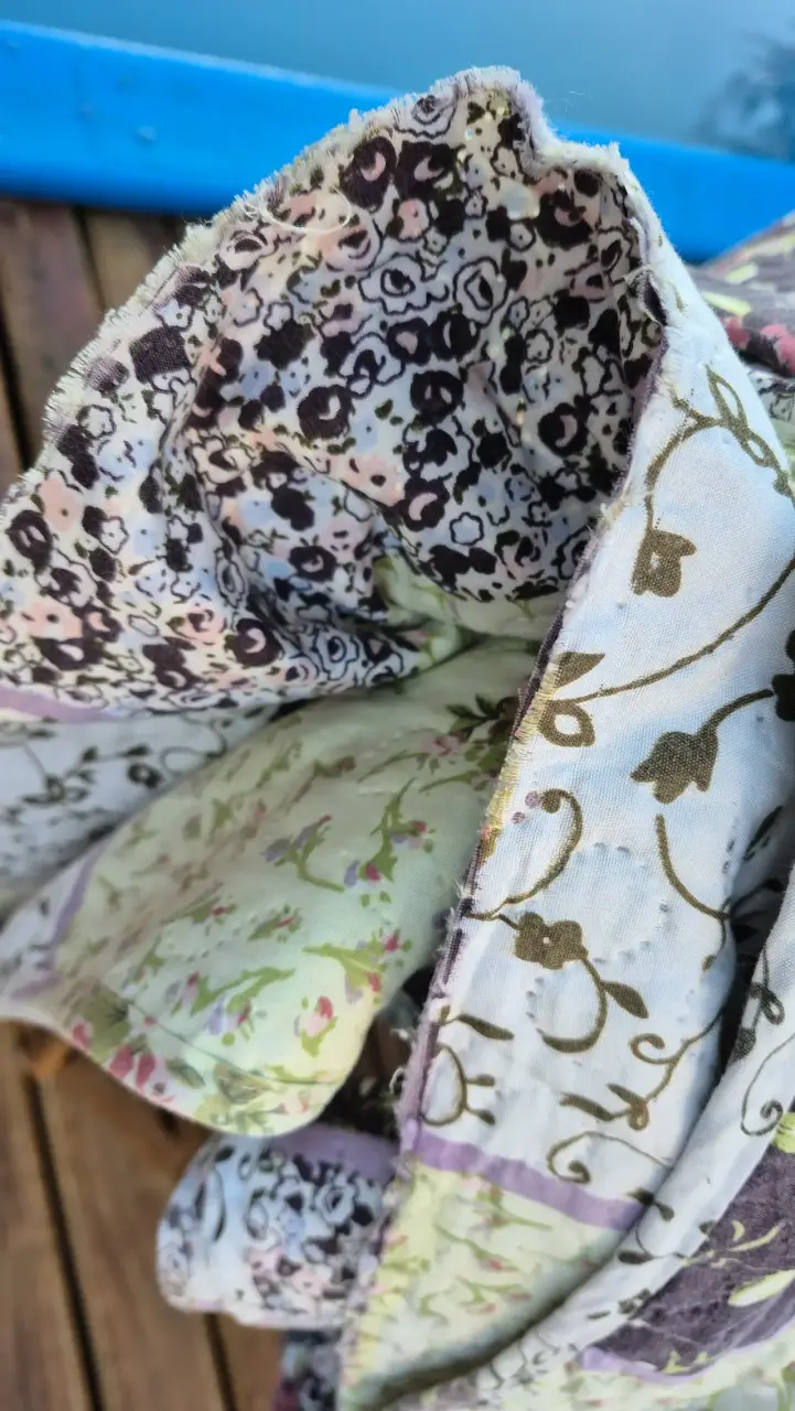 Quilt king floral vintage - 2