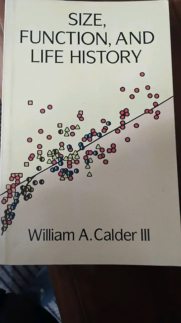 Libro Size, Function, and Life History de William A. Calder III - 1