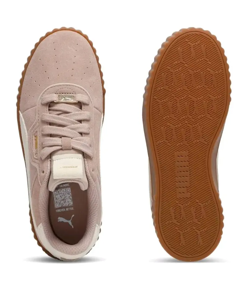 Zapatillas Puma rosa de gamuza para mujer - 2