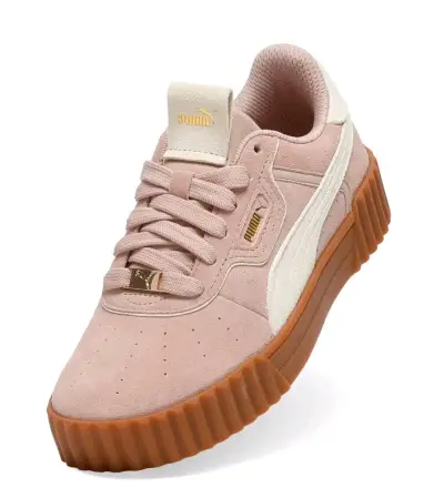 Zapatillas Puma rosa de gamuza para mujer - miniatura 3