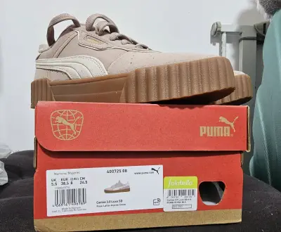 Zapatillas Puma rosa de gamuza para mujer - miniatura 5