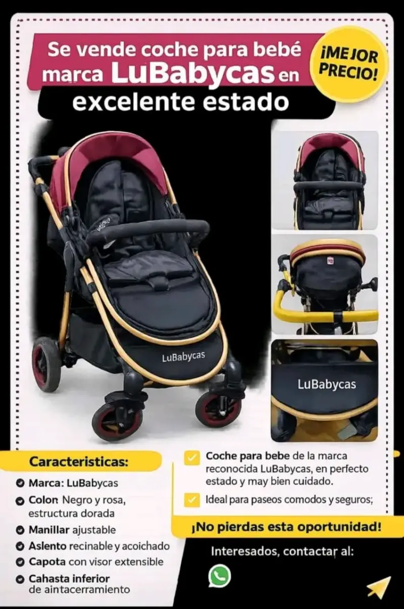 Coche para bebé LuBabycas