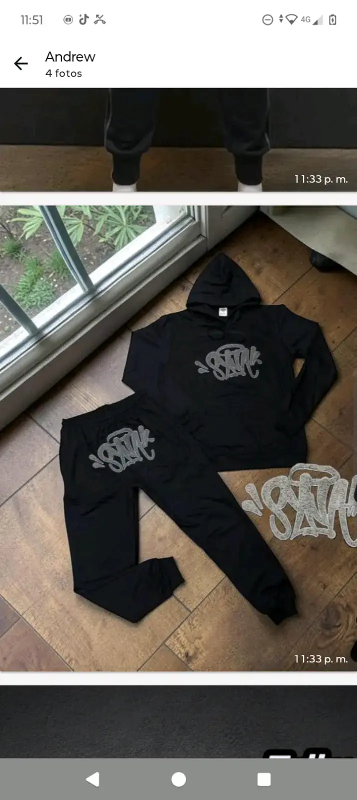 Conjunto deportivo negro Jordan y Trapstar - 4