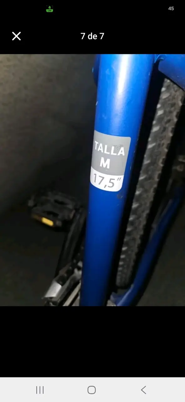 Bicicleta Lahsen MTB azul talla M - 2