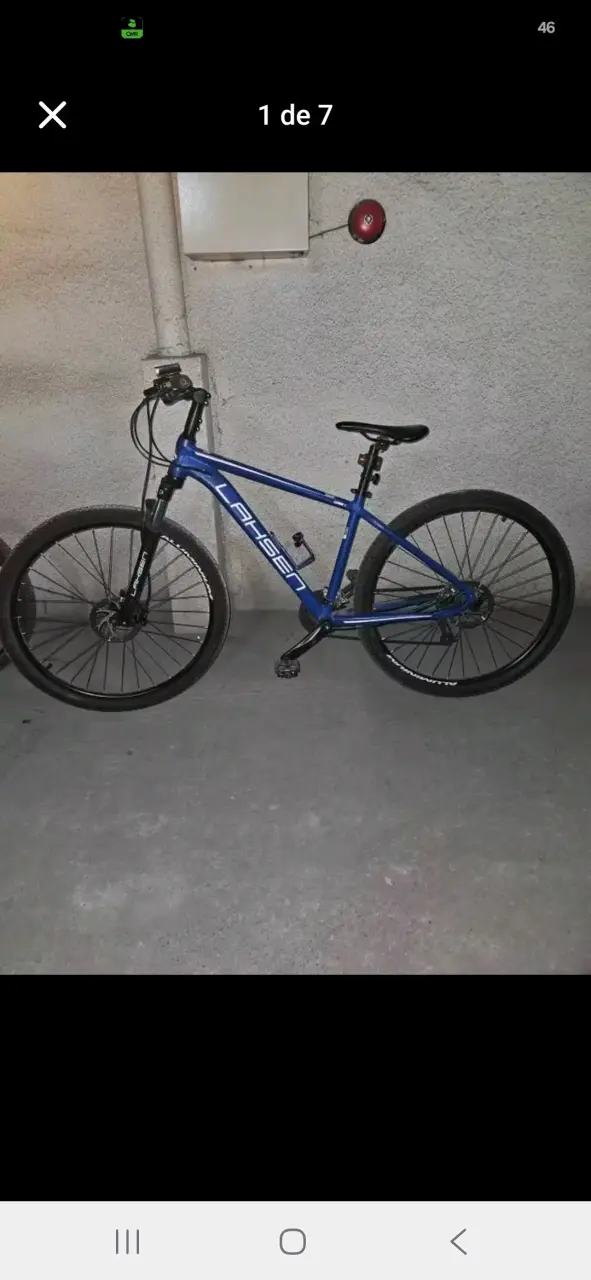 Bicicleta Lahsen MTB azul talla M - 4