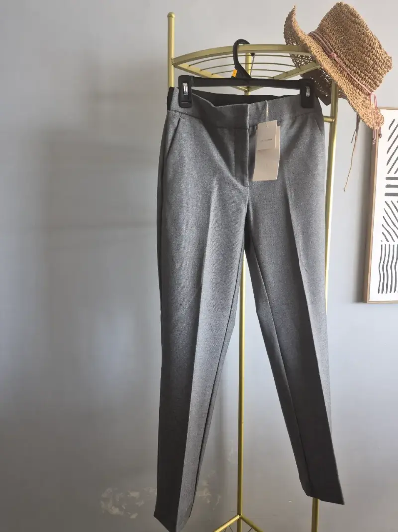 Pantalones de vestir grises para mujer Zara nuevos - 1