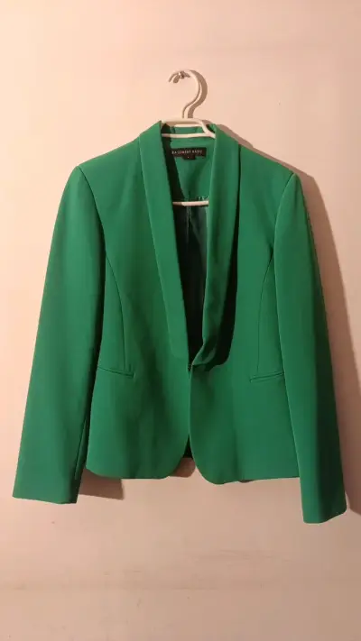 Blazer verde mujer Basement Basic - miniatura 1