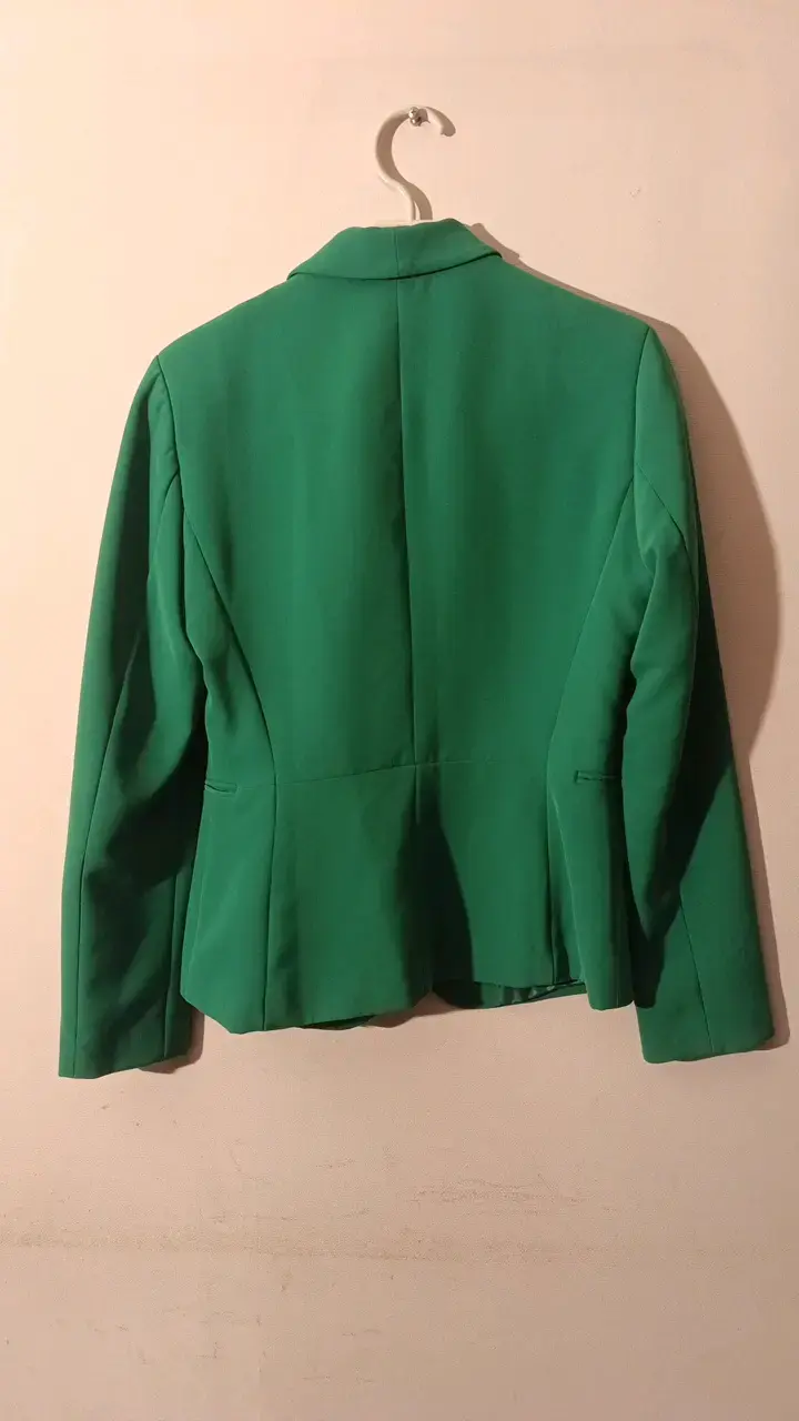 Blazer verde mujer Basement Basic - 2