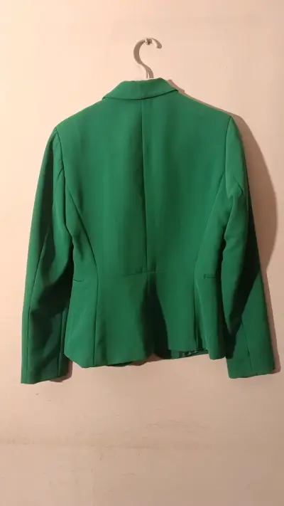 Blazer verde mujer Basement Basic - miniatura 2