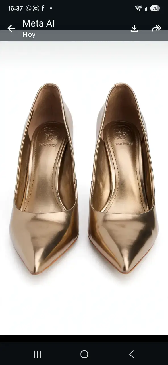 Zapatos de Tacón Dorados Tory Burch - 2