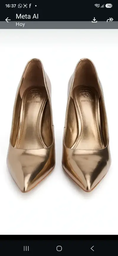 Zapatos de Tacón Dorados Tory Burch - miniatura 2