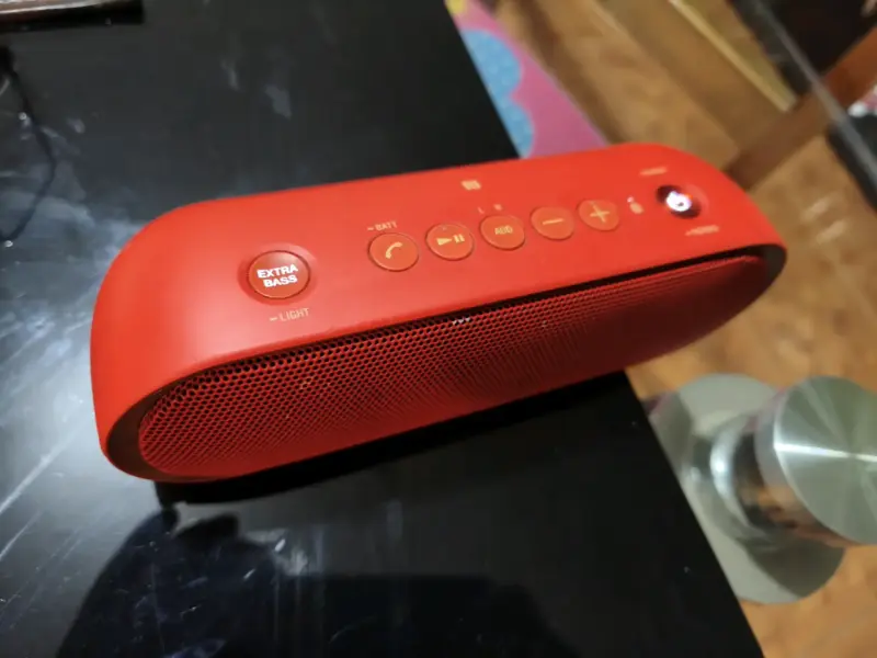 Parlante Bluetooth Sony SRS-XB20 Rojo - 5