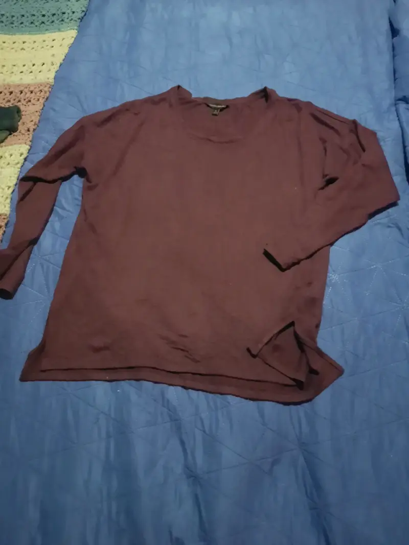 Polera manga larga marrón Banana Republic - 1