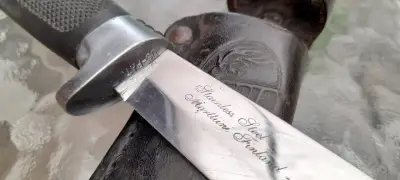 Cuchillo Finlandes Marttini Rapala Antiguo - miniatura 3