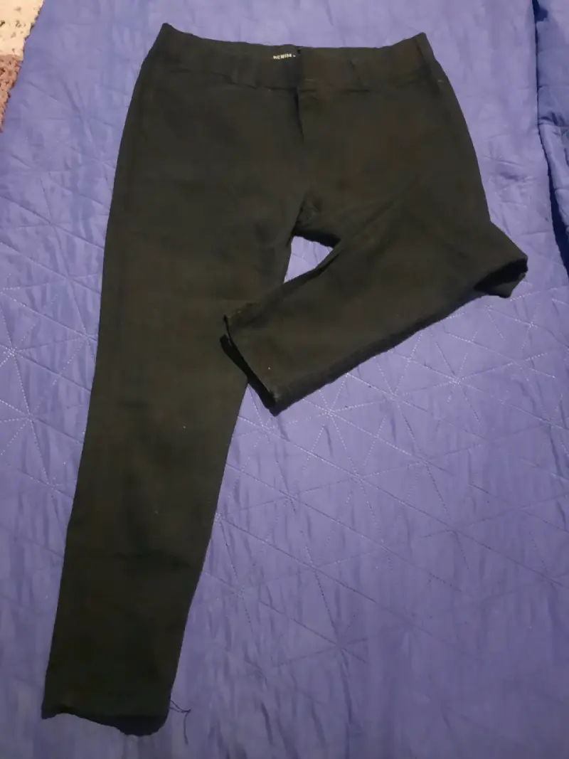 Pantalones de mezclilla negros talla 46 - 1