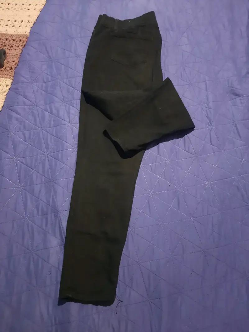 Pantalones de mezclilla negros talla 46 - 2