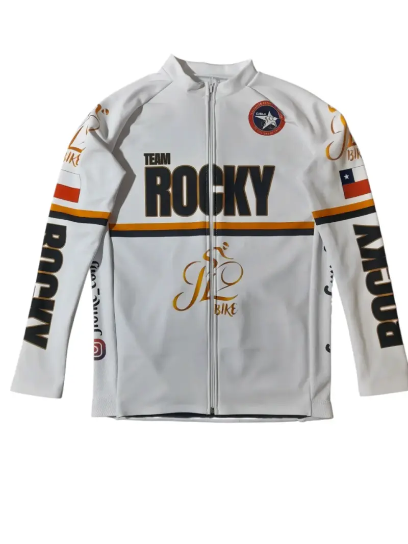 Tricota Ciclismo invierno Team Rocky Blanca - 1