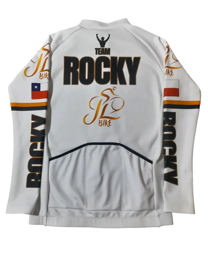 Tricota Ciclismo invierno Team Rocky Blanca - 2