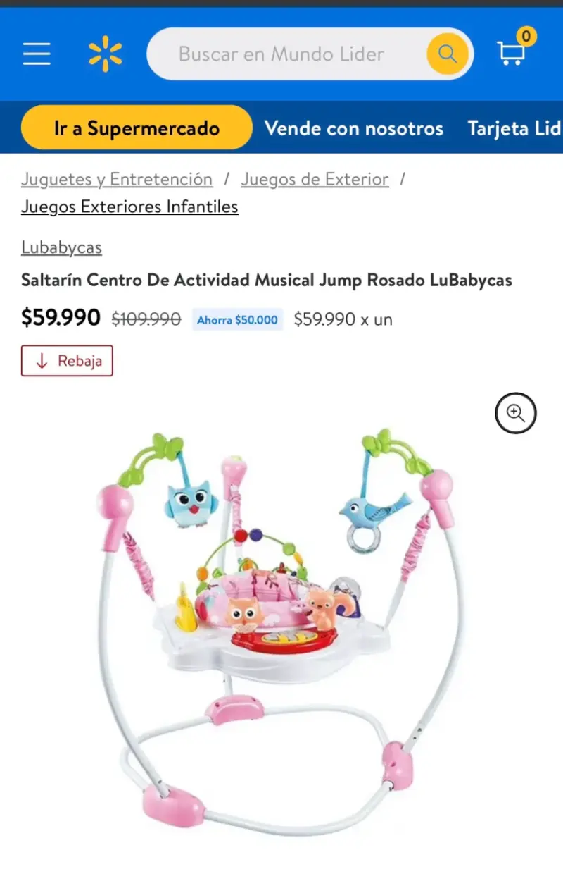 Centro de actividades para bebé con juguetes colgantes - 4
