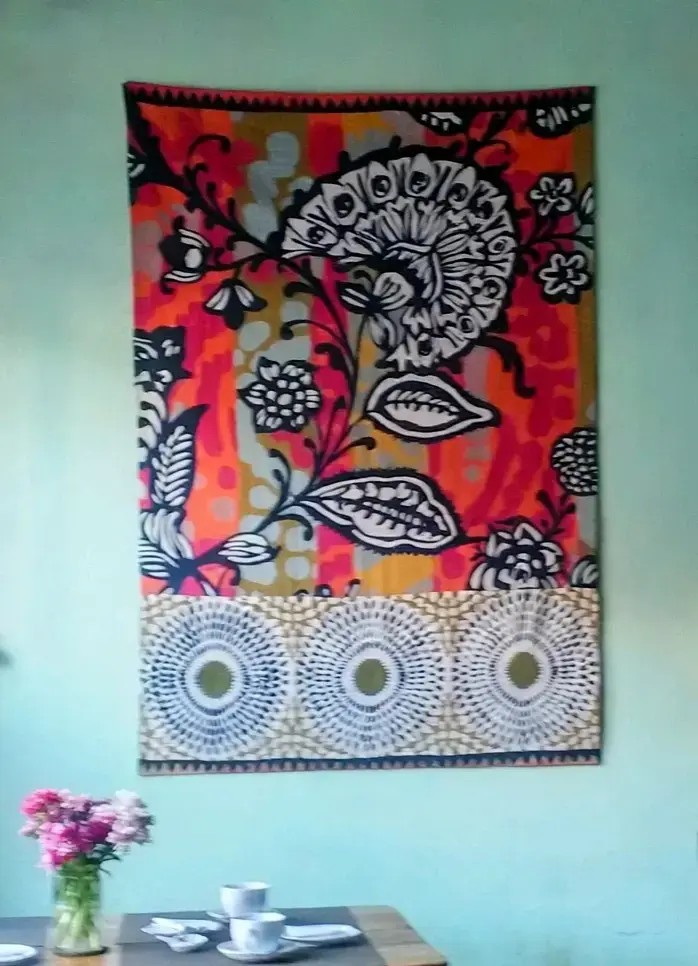Tapiz decorativo floral multicolor 122x183 cm - 3
