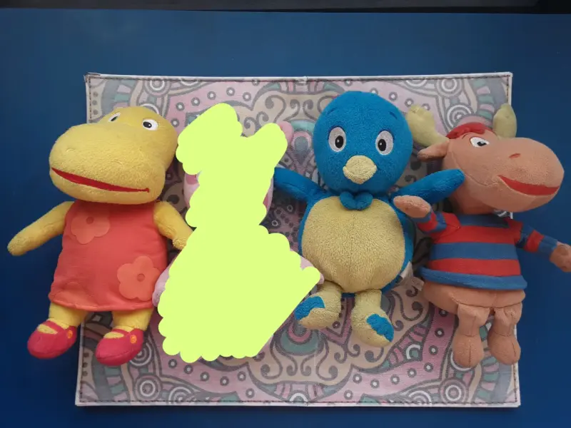 Set 3 peluches los backyardigans - 1