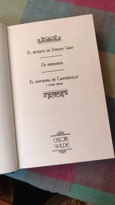 Libro Oscar Wilde Edimat con tres obras - miniatura 6