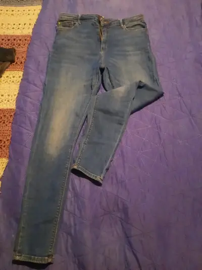 Jeans ajustados azul marca Only para mujer - miniatura 1
