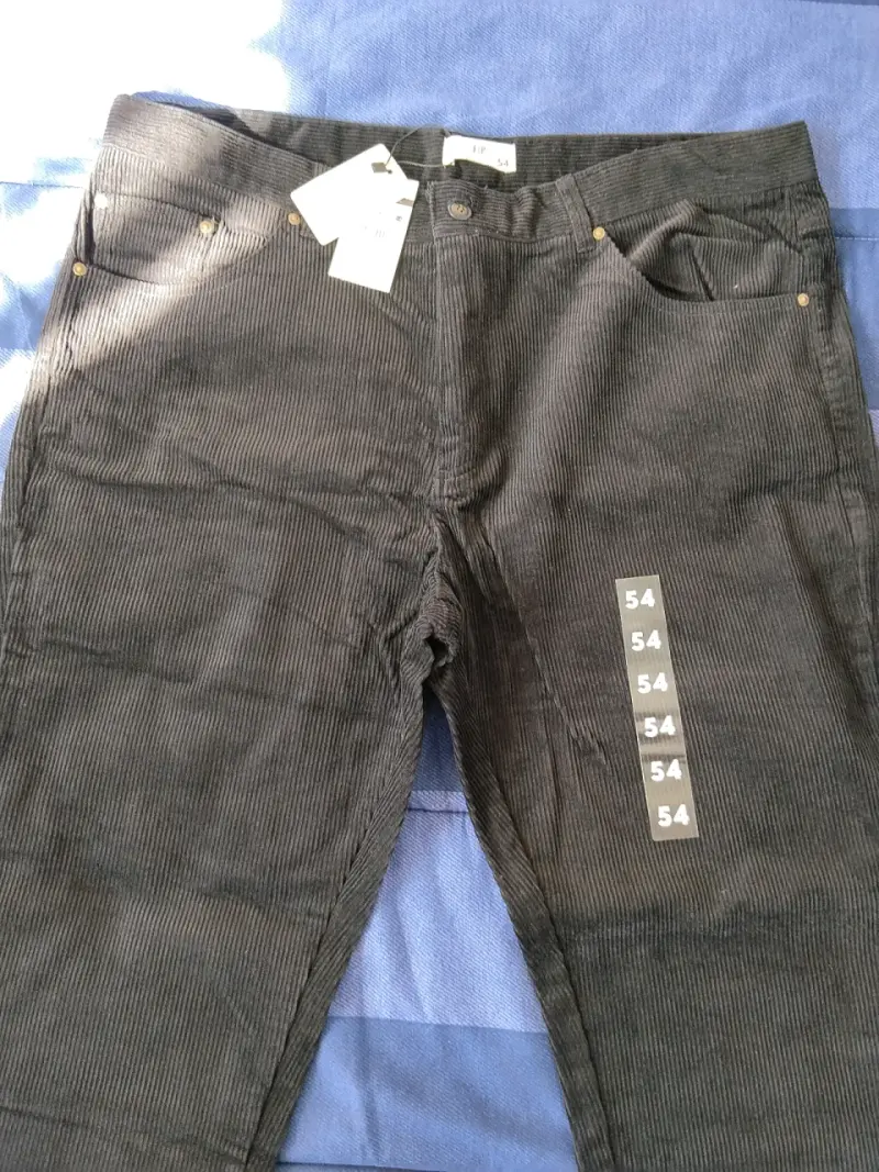 Pantalón cotelé negro T54 - 1