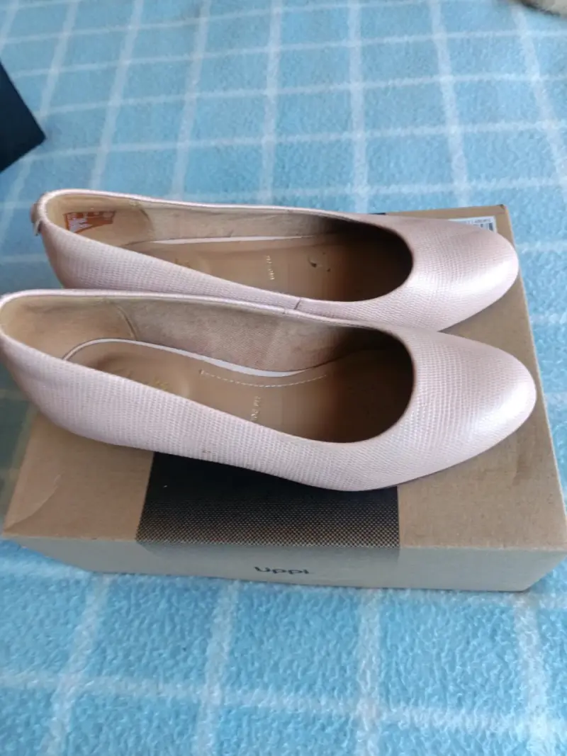 Zapatos de tacón bajo Clarks rosados - 3