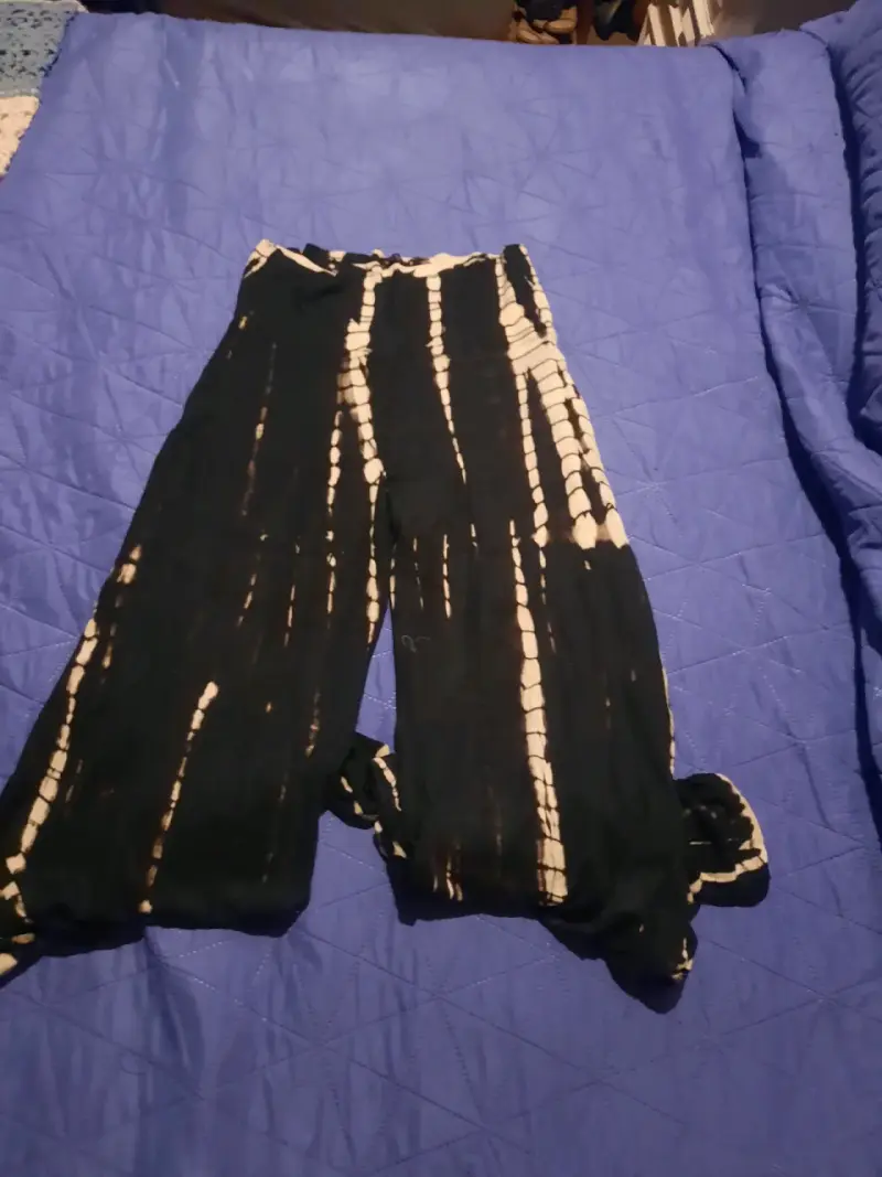 Pantalones anchos de mujer con diseño tie-dye - 2