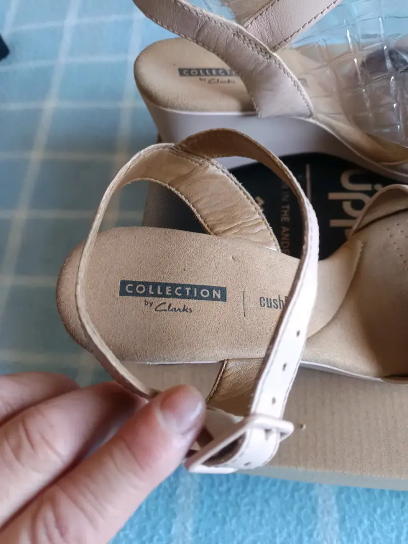 Zapatos de tacón bajo Clarks rosados - 2