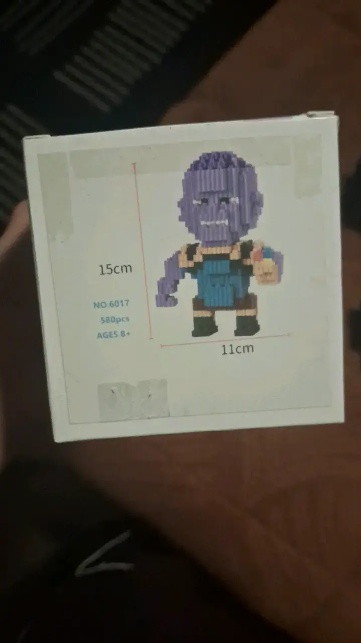 Figura de bloques Thanos 580 piezas - 1
