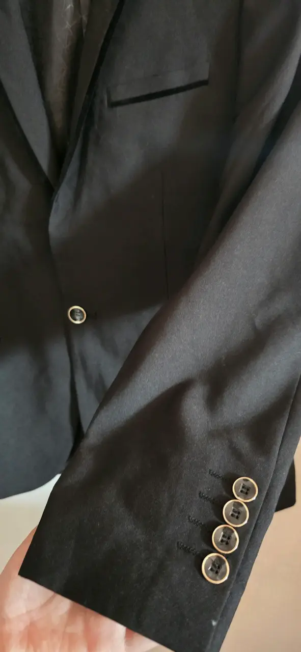 Blazer negro elegante para hombre - 2