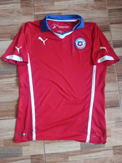 Camiseta Roja Selección Chile Puma Original - miniatura 2
