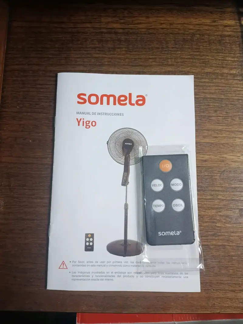 Ventilador de pie Somela Vigo con control remoto - 6