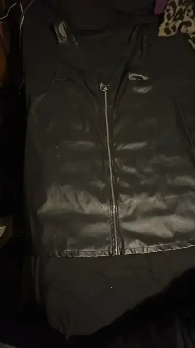 Vestido  sin mangas negro de poliéster - miniatura 1