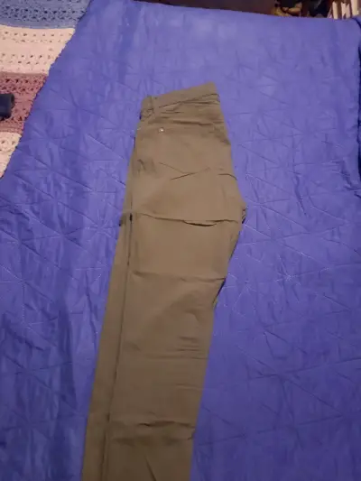 Pantalones verdes para mujer talla 12 - miniatura 1