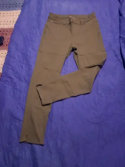 Pantalones verdes para mujer talla 12 - miniatura 3