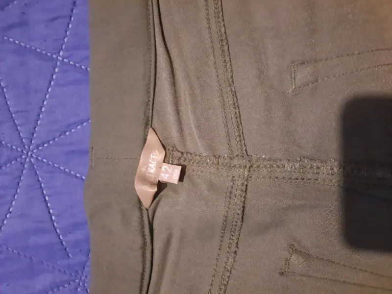 Pantalones verdes para mujer talla 12 - 4