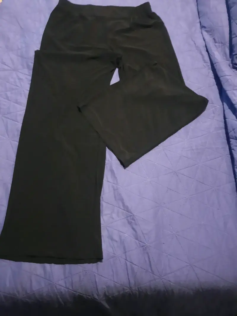 Pantalones negros de mujer talla L - 2