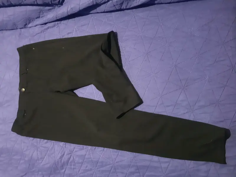 Pantalones negros de hombre talla L - 1
