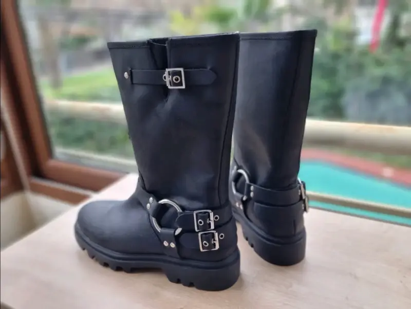 Gacel n°39 - Botas negras de cuero - 2
