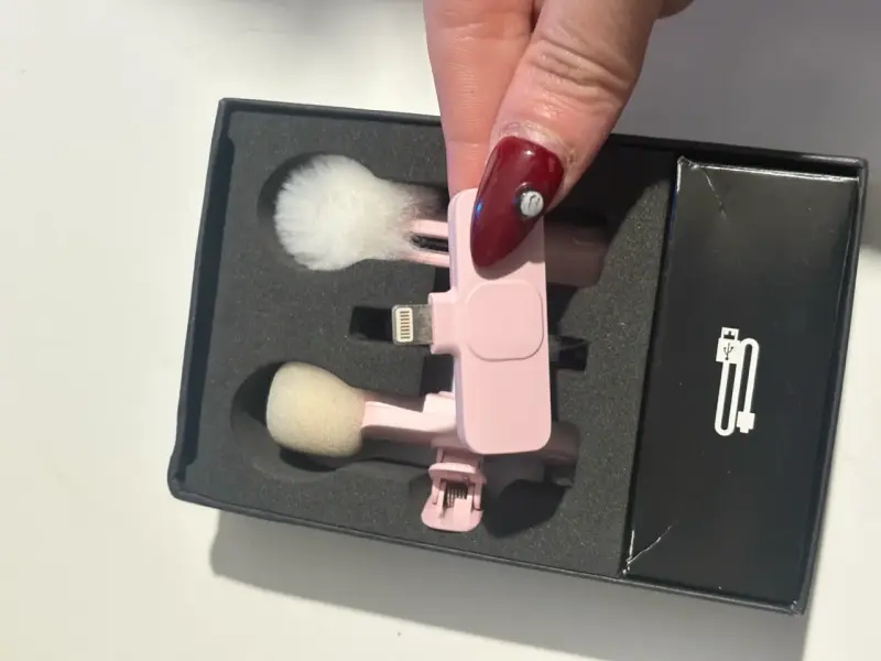 Micrófono Inalámbrico Rosa para Iphone - 3