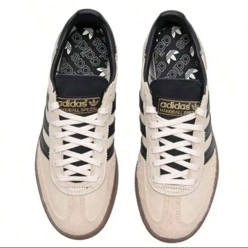 Zapatillas Adidas Handball Spezial beige y negro - 1