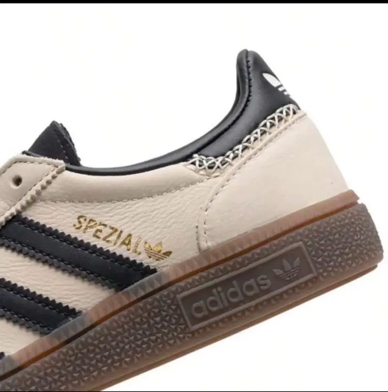 Zapatillas Adidas Handball Spezial beige y negro - 2