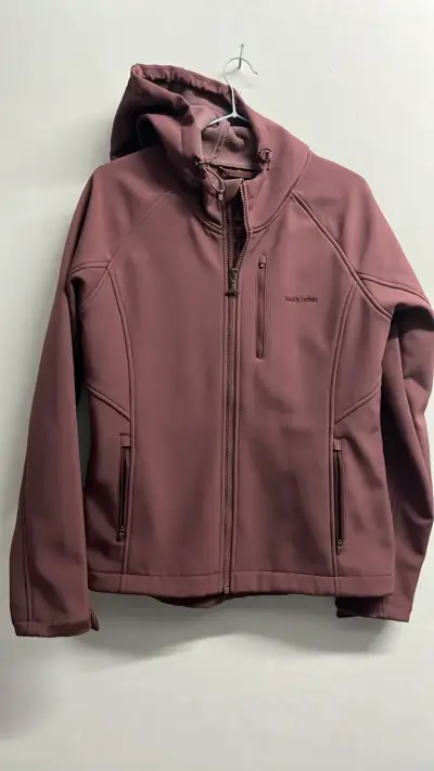 Chaqueta softshell palo rosa con  gorro - miniatura 1