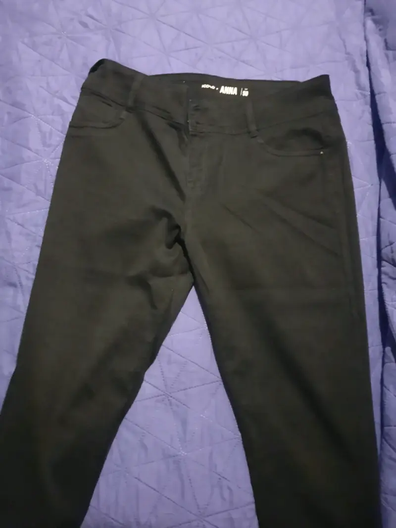 Pantalones negros talla 50 marca Icono Anna - 1