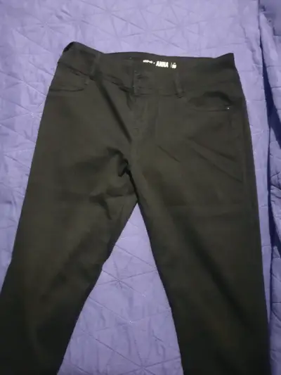 Pantalones negros talla 50 marca Icono Anna - miniatura 1